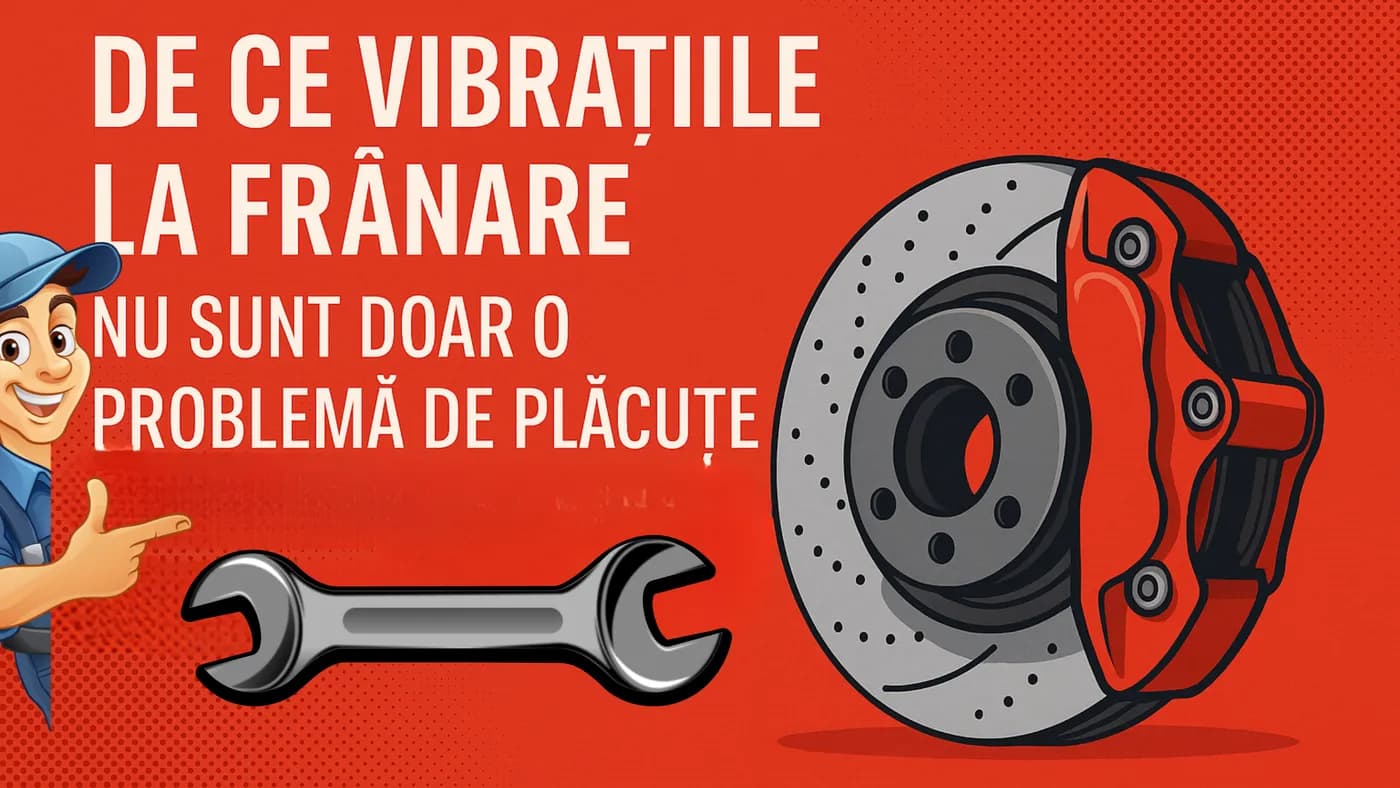 Dom’le, vibrațiile la frânare nu-s doar o treabă de plăcuțe — Ion Service Craiova